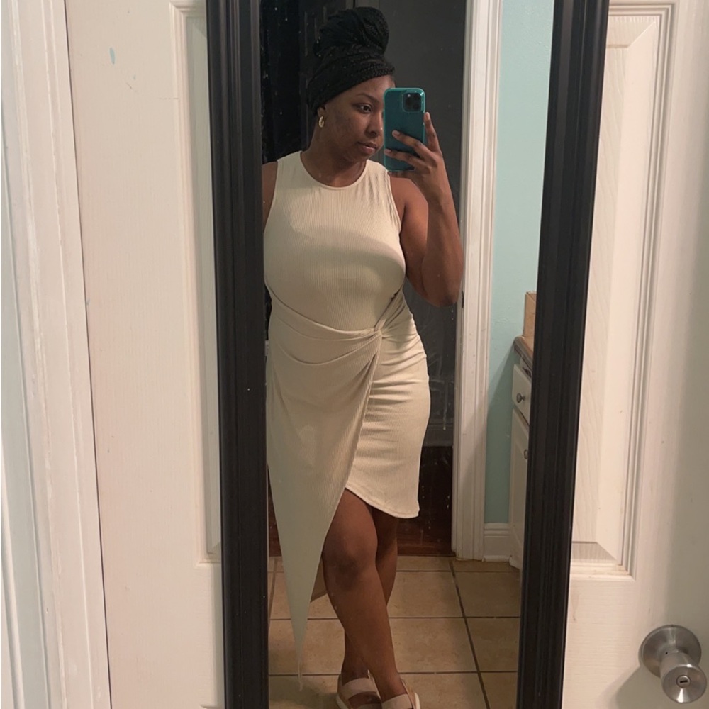 Tan dress